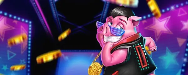 Piggy Blitz Disco Gold মোবাইল গেমিং ইন্টারফেসের ঝলক